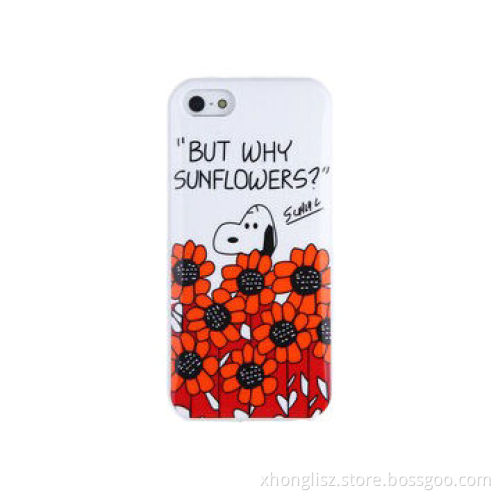 Hot Cartoon TPU Pattern Cases for iPhone 5/5S, Custom Design are Welcomed